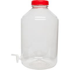 6 gallon PORTED Wide Mouth Plastic Carboy Fermenters with spigot