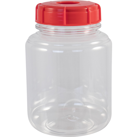 1 gallon Plastic Wide Mouth Carboy Fermenters