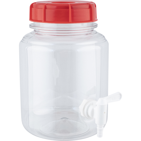 1 gallon Plastic Wide Mouth Carboy Fermenters